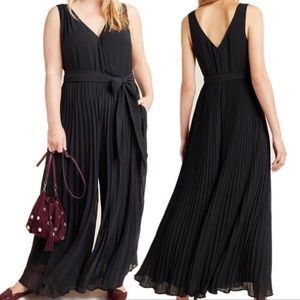 Anthropologie Viva Pleated Jumpsuit Romper LBD